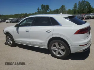 2019 Audi Q8 Premium with VIN WA1AVAF11KD010330, listed as a Copart auction lot 57493724 with 112,971 mi miles and Salvage title. Bid and sale history available at DreamBid. Image 2.
