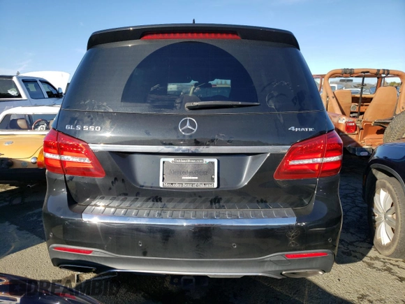2017 Mercedes-Benz GLS with VIN 4JGDF7DE7HA910812, listed as a Copart auction lot 40108083 with 72,243 mi miles. Bid and sale history available at carsss.com. Image 6.