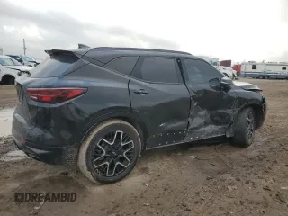 2023 Chevrolet Blazer RS с VIN 3GNKBERS3PS103119, выставлен на аукционе Copart как лот 51830645 с пробегом 34 359 миль миль и Списание • Salvage title. История ставок и продаж доступна на DreamBid. Изображение 3.