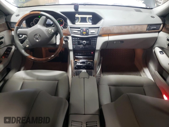 2010 Mercedes-Benz E 350 Luxury with VIN WDDHF8HB3AA142060, listed as a Copart auction lot 46491945 with 141,321 mi miles and Salvage Title. Bid and sale history available at DreamBid. Image 8.