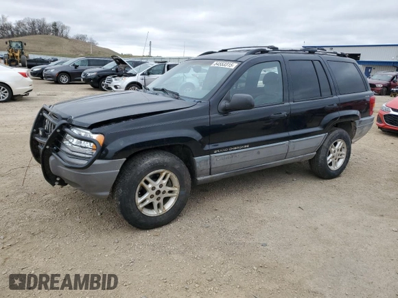 2000 Jeep Grand Cherokee Laredo with VIN 1J4GW48S2YC336733, listed as a Copart auction lot 54553315 with 284,402 mi miles and Non repairable. Bid and sale history available at DreamBid. Image 1.