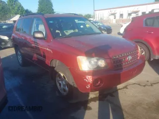 2003 Toyota Highlander z VIN JTEGD21A030070166, wystawiony jako IAAI lot #42348887 z przebiegiem 230 994 mil mil oraz . Historia ofert i sprzedaży dostępna na DreamBid. Obrazek 1.