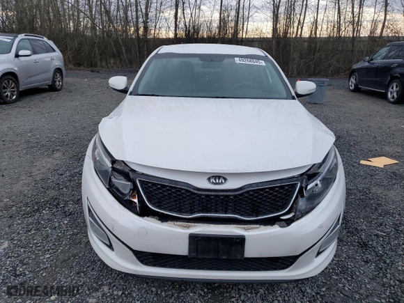 2015 Kia Optima LX with VIN KNAGM4A71F5621908, listed as a Copart auction lot 49268045 with 158,936 mi miles and Salvage Title. Bid and sale history available at carsss.com. Image 5.