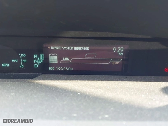 2011 Toyota Prius I with VIN JTDKN3DU0B0271362, listed as a IAAI auction lot 41499567 with 193,280 mi miles. Bid and sale history available at carsss.com. Image 7.