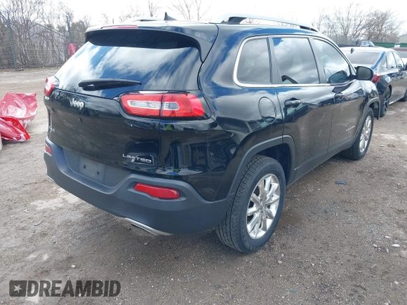 2017 Jeep Cherokee Limited with VIN 1C4PJMDS2HW606827, listed as a IAAI auction lot 42037856 with 89,477 mi miles. Bid and sale history available at carsss.com. Image 4.
