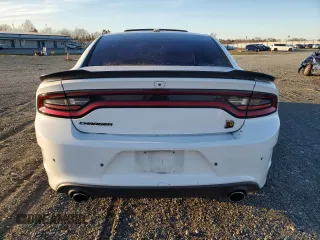 2019 Dodge Charger Scat Pack with VIN 2C3CDXGJXKH520282, listed as a Copart auction lot 87208244 with Not Provided miles and Salvage Title. Bid and sale history available at DreamBid. Image 6.