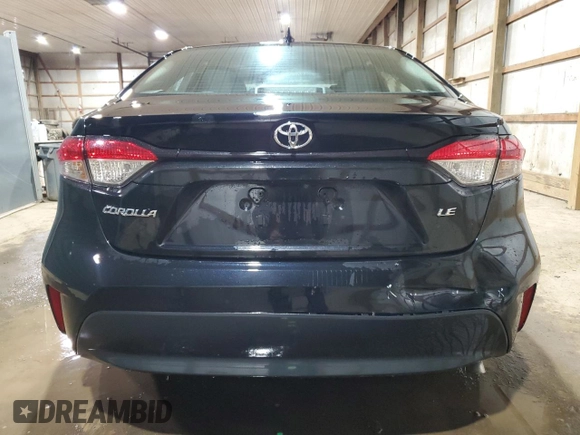 2024 Toyota Corolla LE with VIN 5YFB4MDEXRP152185, listed as a Copart auction lot 52904835 with 14,099 mi miles and Salvage Title. Bid and sale history available at carsss.com. Image 6.