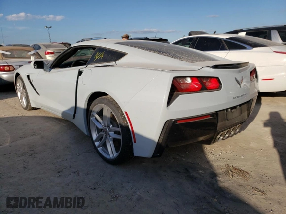 2019 Chevrolet Corvette 1LT with VIN 1G1YB2D7XK5114960, listed as a Copart auction lot 63262852 with 0 mi miles. Bid and sale history available at carsss.com. Image 3.