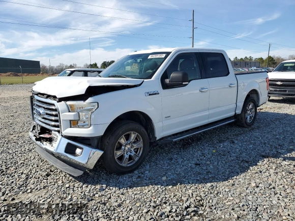 2015 Ford F-150 XL with VIN 1FTEW1CP9FFC26482, listed as a Copart auction lot 46289185 with 184,643 mi miles and Salvage Title. Bid and sale history available at carsss.com. Image 1.