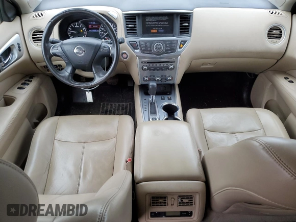 2017 Nissan Pathfinder SL with VIN 5N1DR2MM9HC672824, listed as a Copart auction lot 46905065 with 96,018 mi miles and Salvage Title. Bid and sale history available at carsss.com. Image 8.