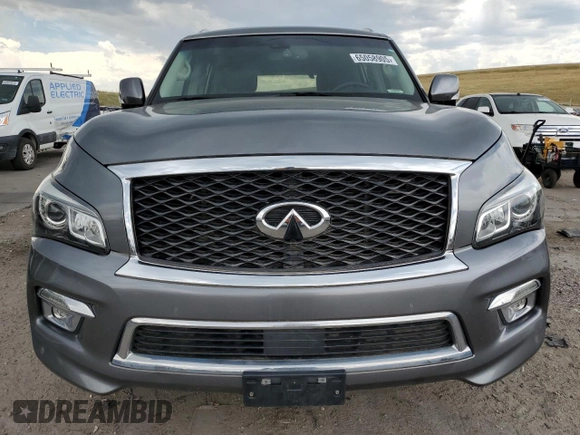 2015 Infiniti QX80 with VIN JN8AZ2NE6F9086496, listed as a Copart auction lot 65058905 with 75,291 mi miles and Clean title. Bid and sale history available at DreamBid. Image 5.