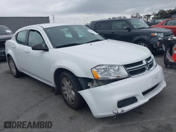 2012 Dodge Avenger SE with VIN 1C3CDZAB6CN220681, listed as a IAAI auction lot 42204924 with 179,170 mi miles and . Bid and sale history available at carsss.com. Image 1.
