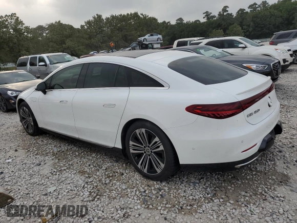 2023 Mercedes-Benz EQS with VIN W1KCG2DB4PA033495, listed as a Copart auction lot 53931584 with 0 mi miles and Non Repairable. Bid and sale history available at carsss.com. Image 2.