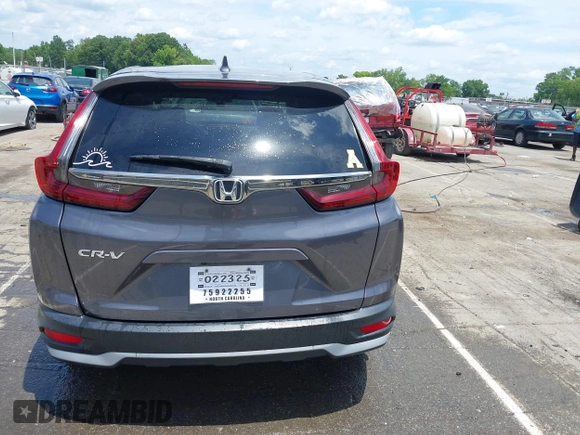 2020 Honda CR-V EX with VIN 2HKRW1H58LH407583, listed as a IAAI auction lot 42446451 with 48,476 mi miles and . Bid and sale history available at DreamBid. Image 16.