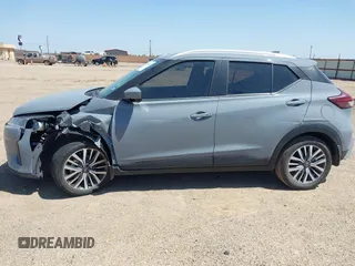 2023 Nissan Kicks SV with VIN 3N1CP5CV8PL574536, listed as a IAAI auction lot 42027742 with 35,257 mi miles. Bid and sale history available at carsss.com. Image 14.