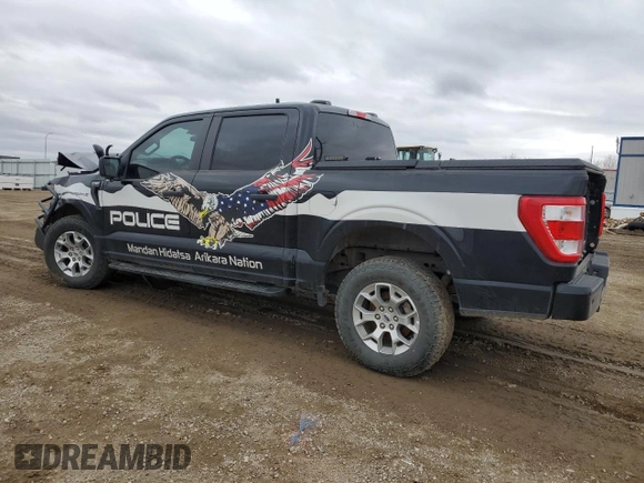 2023 Ford F-150 with VIN 1FTFW1P89PKD03772, listed as a Copart auction lot 45404835 with Not provided miles and Salvage title. Bid and sale history available at DreamBid. Image 2.