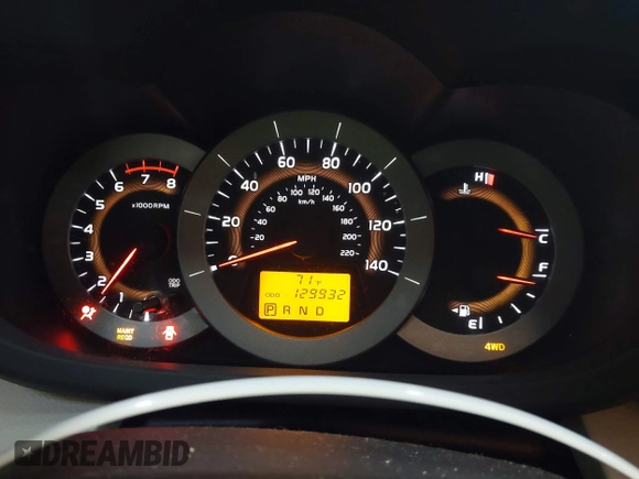 2012 Toyota RAV4 with VIN 2T3BF4DV7CW187645, listed as a IAAI auction lot 42768125 with 129,932 mi miles and . Bid and sale history available at DreamBid. Image 7.