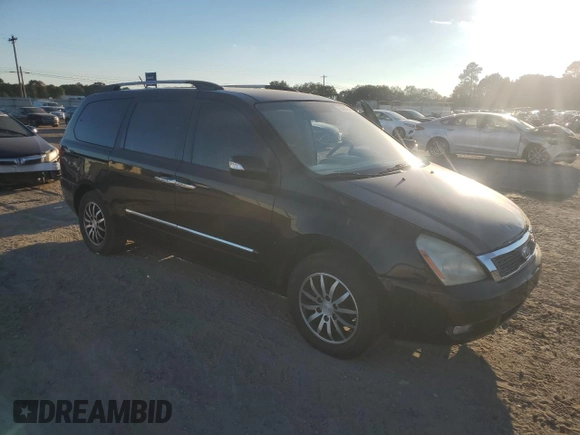 2012 Kia Sedona EX with VIN KNDMH4C76C6440137, listed as a Copart auction lot 73970024 with 250,614 mi miles and Clean Title. Bid and sale history available at carsss.com. Image 4.