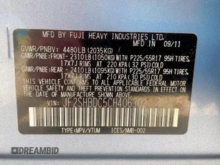2012 Subaru Forester X Premium with VIN JF2SHBDC5CH406302, listed as a Copart auction lot 62221225 with 225,830 mi miles and Clean title. Bid and sale history available at DreamBid. Image 10.