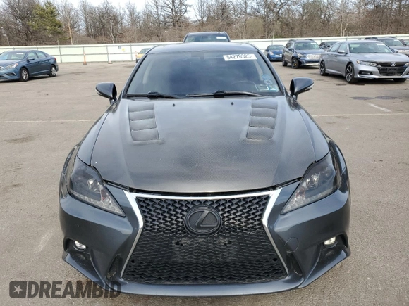 2010 Lexus IS 250 with VIN JTHCF5C24A2034128, listed as a Copart auction lot 54270325 with 81,422 mi miles and Salvage Title. Bid and sale history available at carsss.com. Image 5.