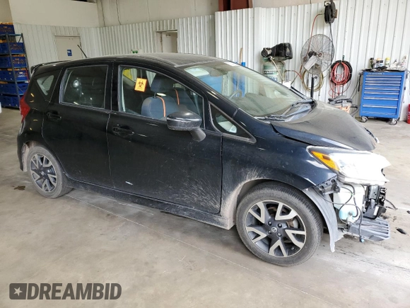 2016 Nissan Note SL with VIN 3N1CE2CP5GL409338, listed as a Copart auction lot 50560435 with 57,261 mi miles and Salvage title. Bid and sale history available at DreamBid. Image 4.