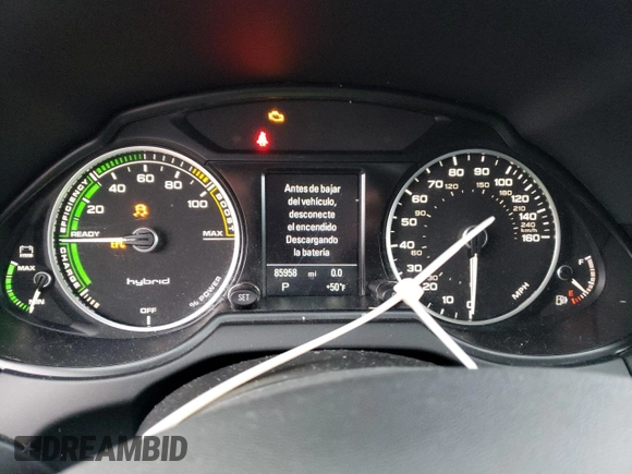 2013 Audi Q5 Hybrid Prestige with VIN WA1C8AFP4DA069204, listed as a Copart auction lot 80386824 with 85,958 mi miles and Clean title. Bid and sale history available at DreamBid. Image 9.