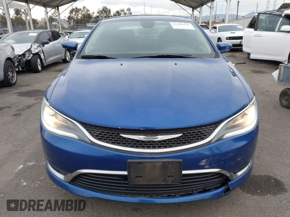 2015 Chrysler 200 Limited with VIN 1C3CCCAB5FN640243, listed as a IAAI auction lot 41198115 with 152,871 mi miles. Bid and sale history available at carsss.com. Image 13.
