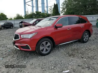 2019 Acura MDX with VIN 5J8YD4H33KL030657, listed as a Copart auction lot 59106155 with 19,018 mi miles and Salvage title. Bid and sale history available at DreamBid. Image 1.