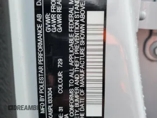 2023 Polestar 2 z VIN YSMED3KA5PL133304, wystawiony jako Copart lot #59698405 z przebiegiem 58 937 mil mil oraz Czysty tytuł • Clean title. Historia ofert i sprzedaży dostępna na DreamBid. Obrazek 12.
