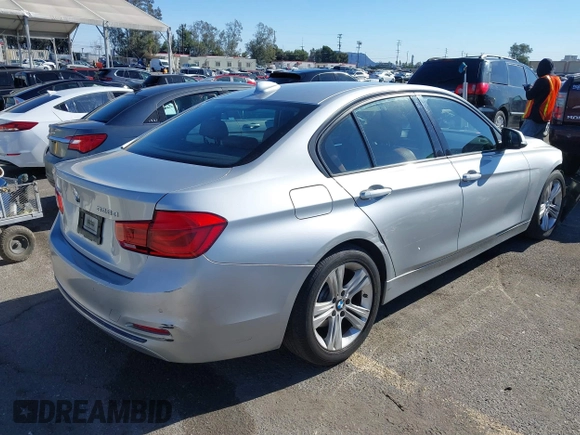 2016 BMW 3 Series with VIN WBA8F1C51GK438486, listed as a IAAI auction lot 41324078 with 80,321 mi miles and . Bid and sale history available at DreamBid. Image 4.
