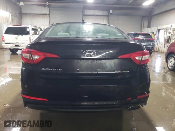 2016 Hyundai Sonata SE with VIN 5NPE24AF0GH288139, listed as a Copart auction lot 50366865 with Not Provided miles and Salvage Title. Bid and sale history available at DreamBid. Image 6.