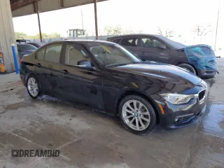 2018 BMW 3 Series 320i with VIN WBA8A9C59JAH13373, listed as a Copart auction lot 52910505 with 55,016 mi miles and Salvage Title. Bid and sale history available at carsss.com. Image 4.
