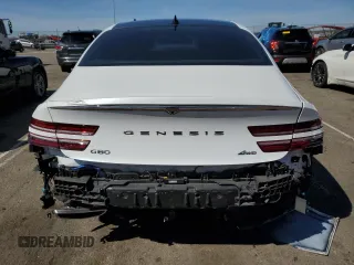 2021 Genesis G80 2.5T with VIN KMTGB4SC5MU046138, listed as a Copart auction lot 47270694 with 36,113 mi miles and . Bid and sale history available at carsss.com. Image 6.