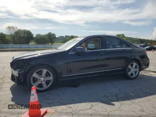 2010 Mercedes-Benz C 300 Sport with VIN WDDGF5EB4AR093127, listed as a Copart auction lot 64737895 with 129,833 mi miles and Salvage title. Bid and sale history available at DreamBid. Image 1.