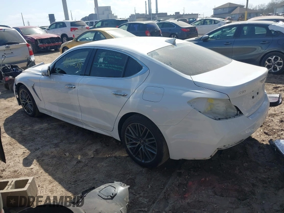 2019 Genesis G70 Advanced with VIN KMTG54LE7KU035128, listed as a IAAI auction lot 41805564 with 35,277 mi miles and . Bid and sale history available at carsss.com. Image 3.