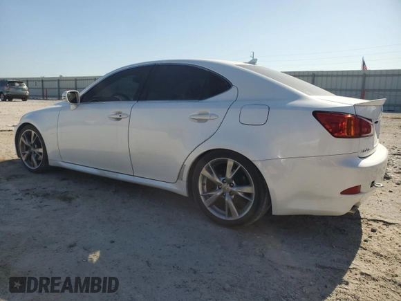 2009 Lexus IS 250 with VIN JTHBK262595086475, listed as a Copart auction lot 52990225 with 80,837 mi miles and Salvage Title. Bid and sale history available at carsss.com. Image 2.
