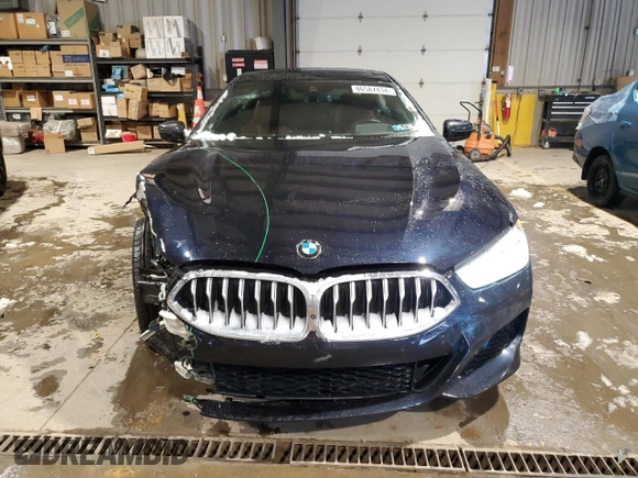 2022 BMW 8 Series 840i with VIN WBAGV4C08NCJ12339, listed as a Copart auction lot 86587434 with 35,106 mi miles and Salvage title. Bid and sale history available at DreamBid. Image 5.