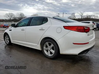 2015 Kia Optima LX with VIN KNAGM4A78F5608573, listed as a Copart auction lot 44223355 with 80,715 mi miles and Salvage Title. Bid and sale history available at carsss.com. Image 2.