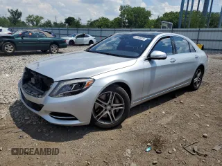 2016 Mercedes-Benz S 550 with VIN WDDUG8FB9GA225953, listed as a Copart auction lot 61985035 with 61,299 mi miles and Salvage title. Bid and sale history available at DreamBid. Image 1.