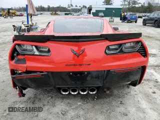 2019 Chevrolet Corvette Z06 2LZ with VIN 1G1YS2D68K5605762, listed as a Copart auction lot 85744714 with 6,485 mi miles and Salvage Title. Bid and sale history available at carsss.com. Image 6.