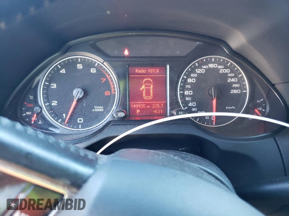 2010 Audi Q5 with VIN WA1CKCFP9AA111780, listed as a Copart auction lot 87991585 with 149,935 mi miles and Salvage title. Bid and sale history available at DreamBid. Image 9.