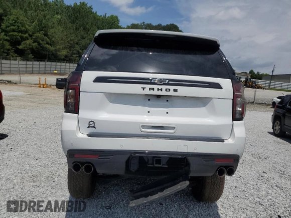 2023 Chevrolet Tahoe Z71 with VIN 1GNSKPKL9PR360836, listed as a Copart auction lot 56227525 with Not provided miles and Non repairable. Bid and sale history available at DreamBid. Image 6.