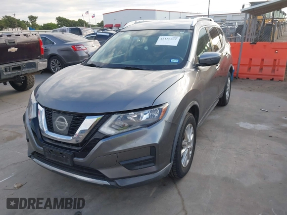 2017 Nissan Rogue SV with VIN KNMAT2MV1HP583081, listed as a IAAI auction lot 42156332 with 105,723 mi miles. Bid and sale history available at carsss.com. Image 17.