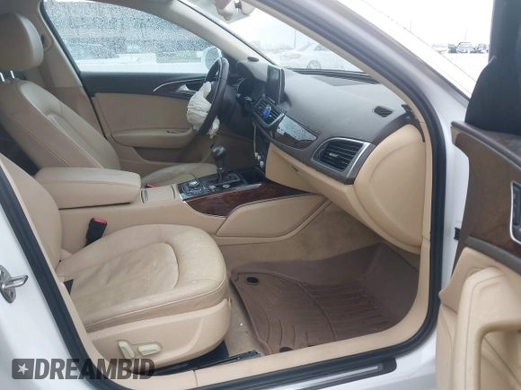 2015 Audi A6 Premium Plus with VIN WAUFGAFC8FN005114, listed as a IAAI auction lot 41808681 with Not provided miles and . Bid and sale history available at DreamBid. Image 5.