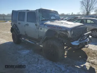 2015 Jeep Wrangler Unlimited Rubicon with VIN 1C4BJWFG2FL515084, listed as a Copart auction lot 41870545 with 114,046 mi miles and Salvage Title. Bid and sale history available at carsss.com. Image 4.