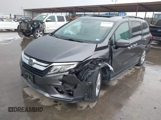 2019 Honda Odyssey EX-L with VIN 5FNRL6H78KB134200, listed as a IAAI auction lot 41932604 with 37,723 mi miles and . Bid and sale history available at DreamBid. Image 2.