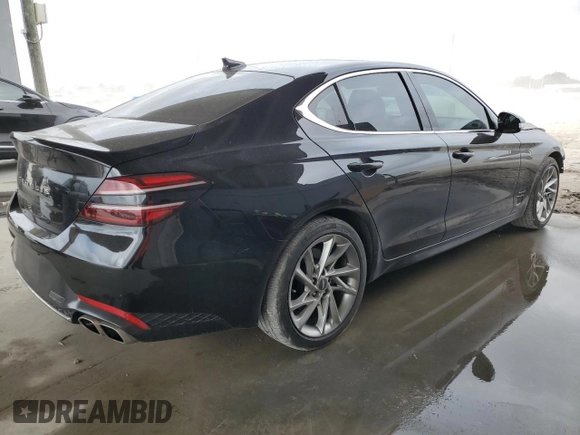 2022 Genesis G70 2.0T with VIN KMTG34TA9NU086962, listed as a Copart auction lot 79085484 with 19,700 mi miles and Non Repairable. Bid and sale history available at DreamBid. Image 3.
