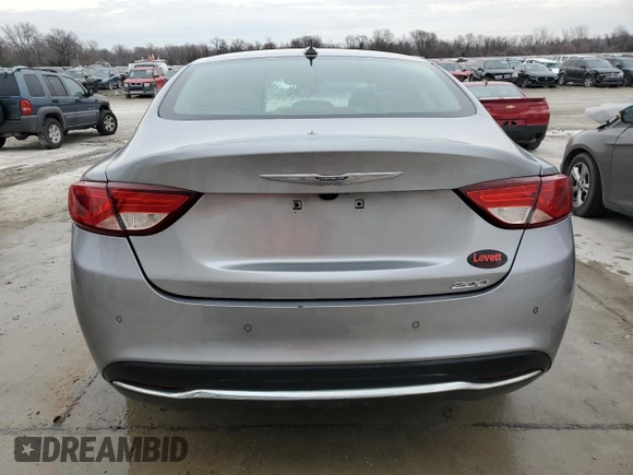2015 Chrysler 200 Limited with VIN 1C3CCCAB3FN756301, listed as a Copart auction lot 45863855 with 125,190 mi miles and Salvage Title. Bid and sale history available at carsss.com. Image 6.