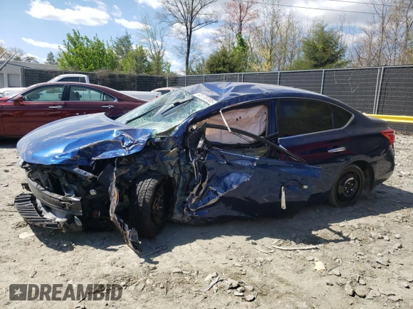 2016 Nissan Sentra SV with VIN 3N1AB7AP4GY319746, listed as a Copart auction lot 53178705 with Not Provided miles and Salvage Title. Bid and sale history available at DreamBid. Image 1.