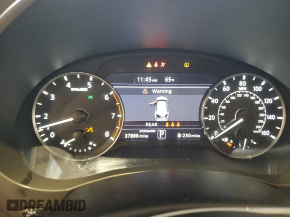 2021 Infiniti QX50 Luxe with VIN 3PCAJ5BBXMF104676, listed as a Copart auction lot 55590605 with 37,896 mi miles and Salvage title. Bid and sale history available at DreamBid. Image 9.